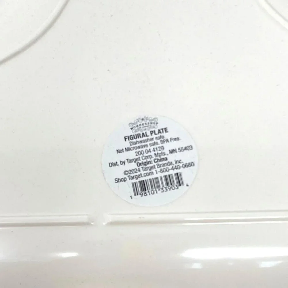 Target Figural Plate Red Truck Christmas Tree Presents Melamine Kids Holiday